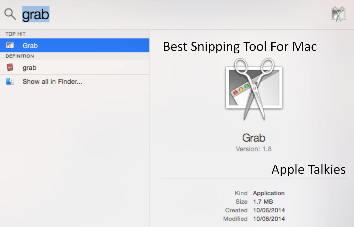 screen capture, snippet tool for mac